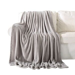 Panku Flannel Blanket Super Soft  Blanket Cozy Summer Lightweight Queen / King